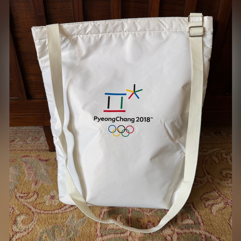 WINTER OLYMPIC COLLECTOR TOTE BAG PyeongChang 2018 White Tote Bag